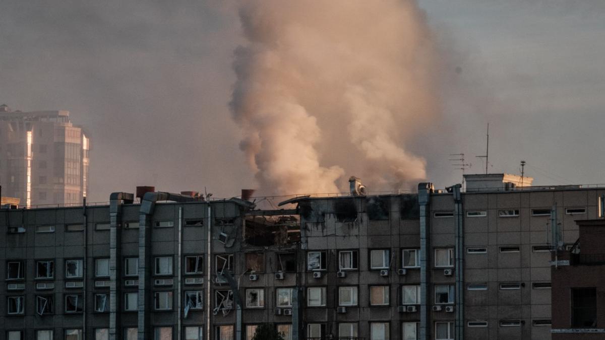 Several explosions rock Kyiv; attacked by ‘kamikaze drones’, says Ukrainian presidency