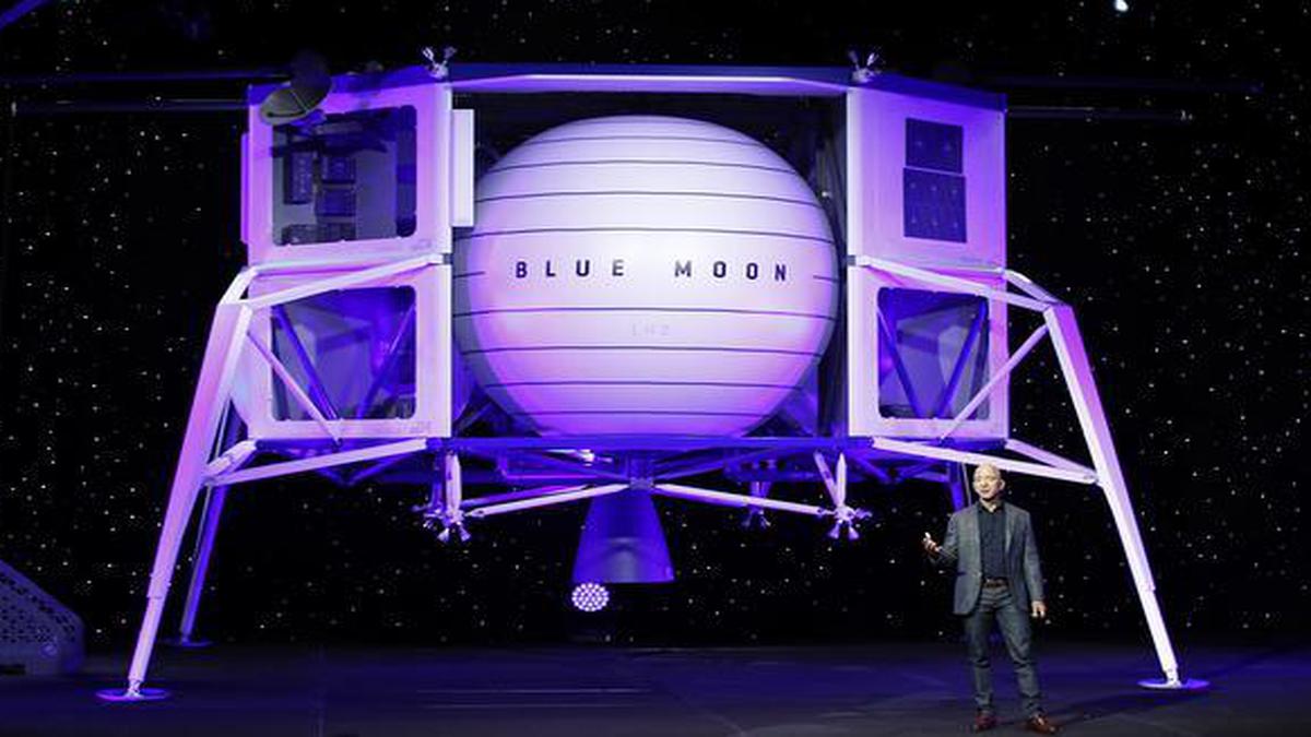 Bezos says Blue Origin will take the first woman to moon's surface