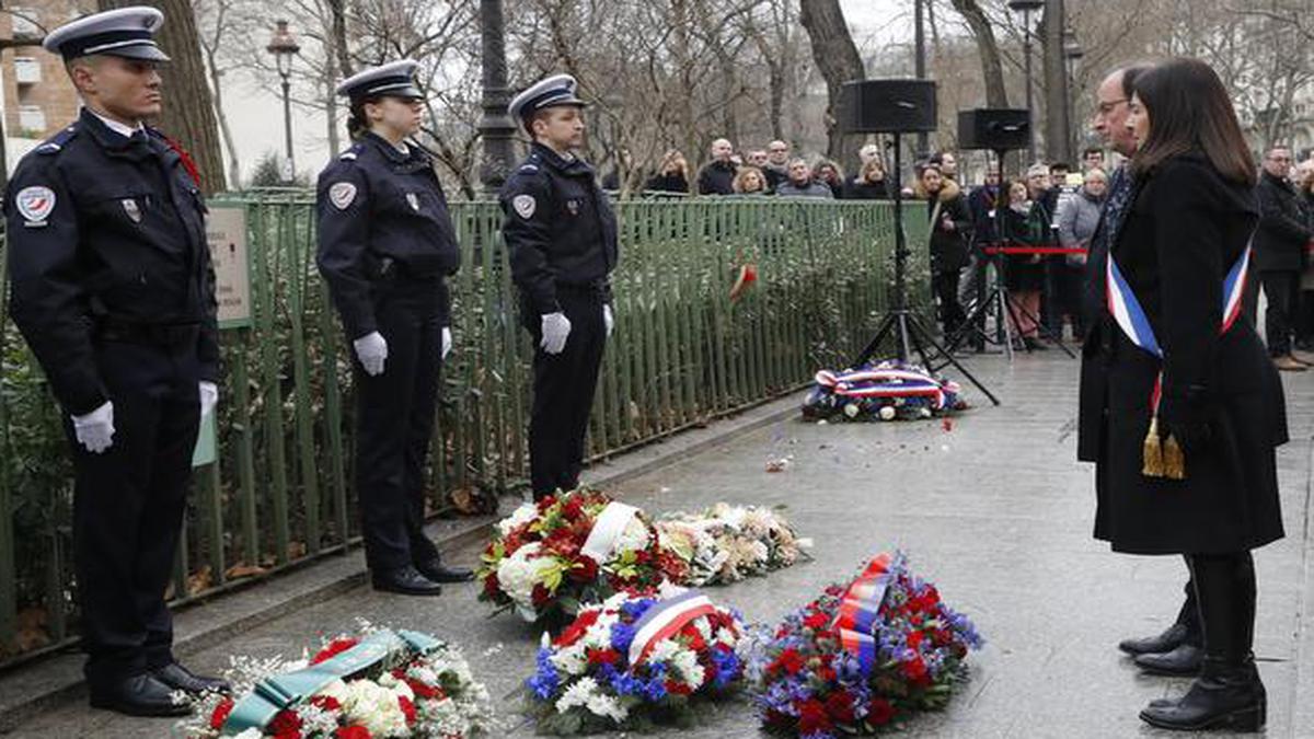 Five years on from Charlie Hebdo attacks, France pays homage