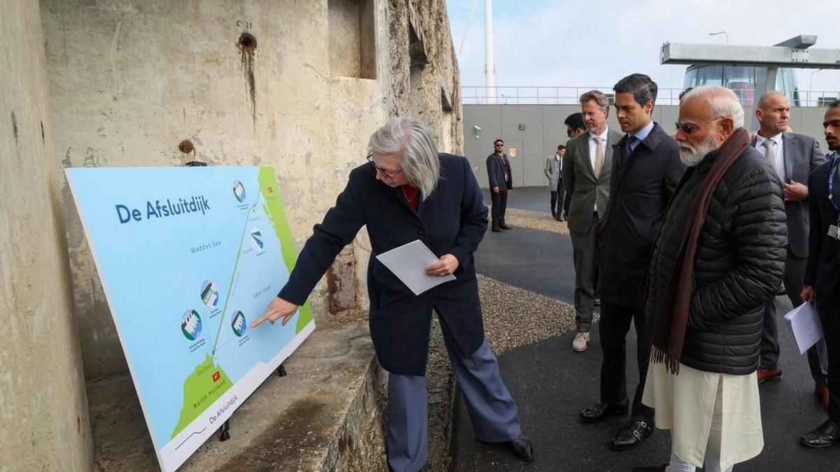 PM Modi tours iconic Dutch dam; eyes cooperation in water management
