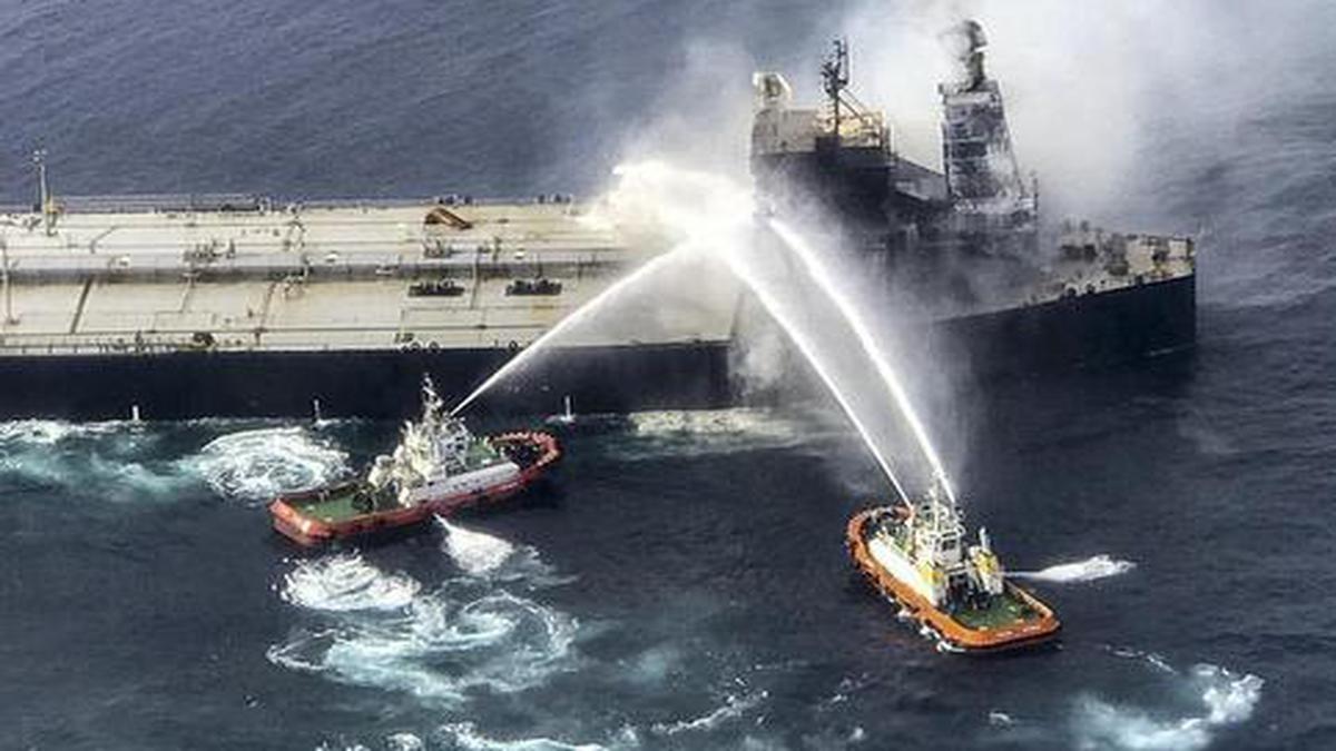 Fire on board oil tanker brought under control with India’s help: Lankan Navy