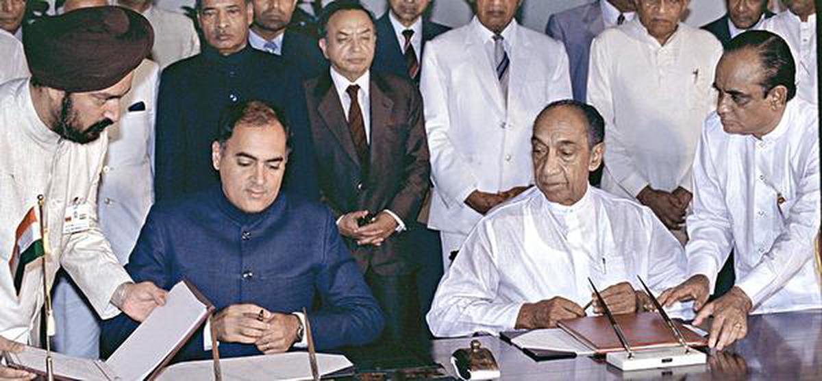 I was forced into a deal with India, Jayewardene told U.S. envoy - The Hindu