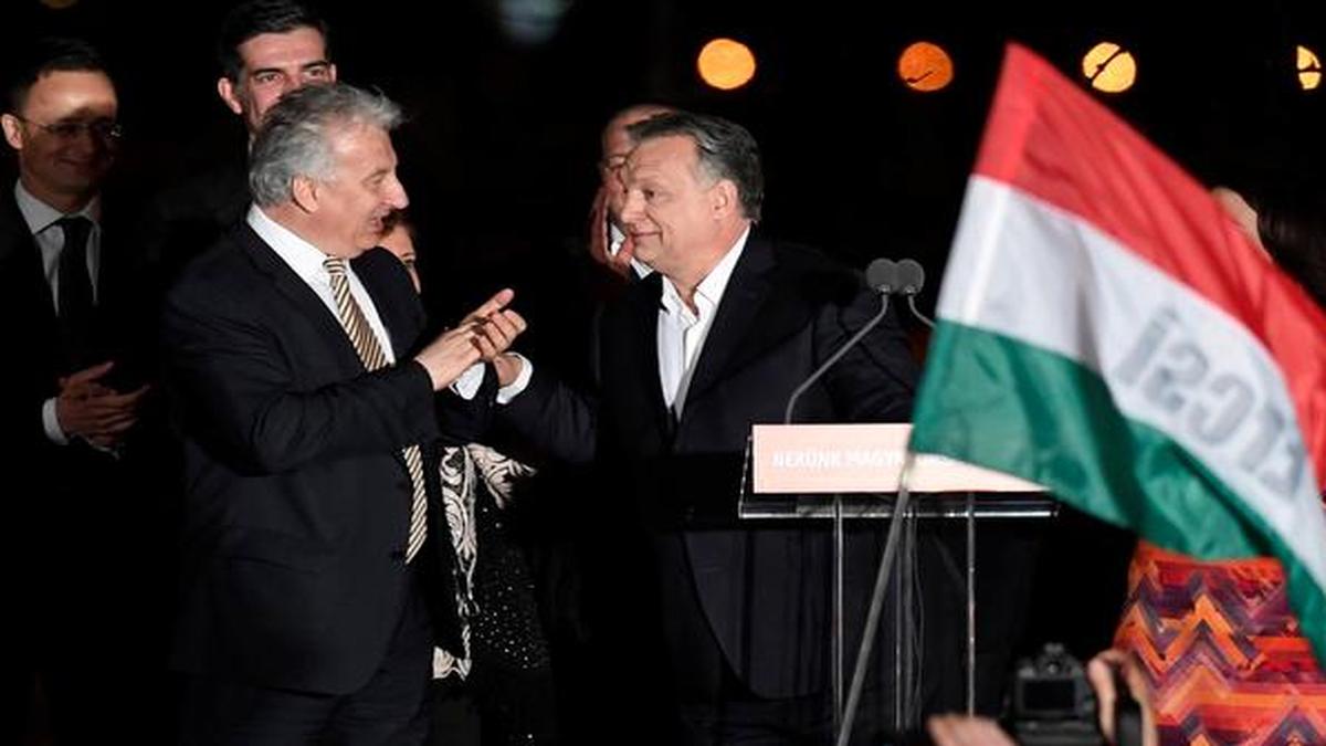 Hungarian Prime Minister Viktor Orban's ruling Fidesz-KDNP coalition ...