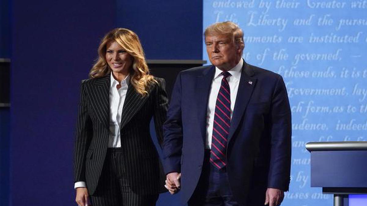 First lady Melania unseen as Donald Trump restarts campaign after COVID-19