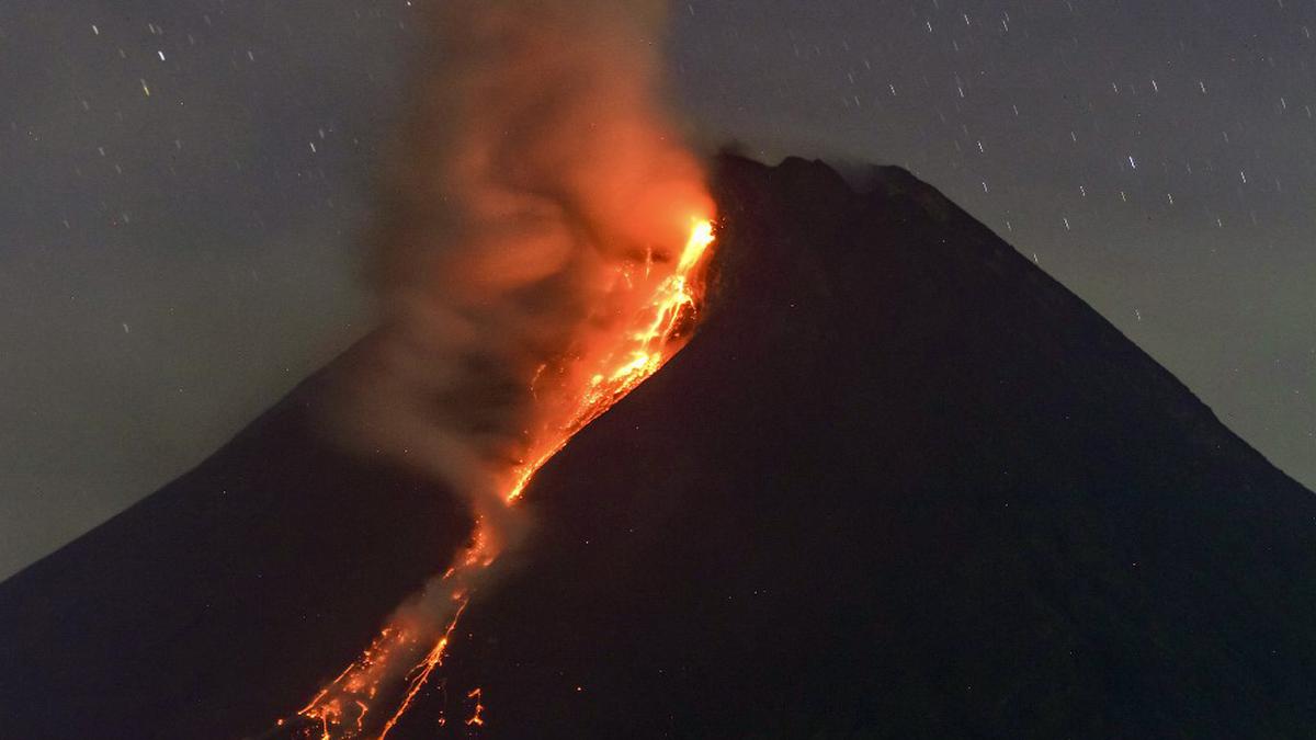 Indonesia’s Mount Merapi volcano erupts, spews hot lava