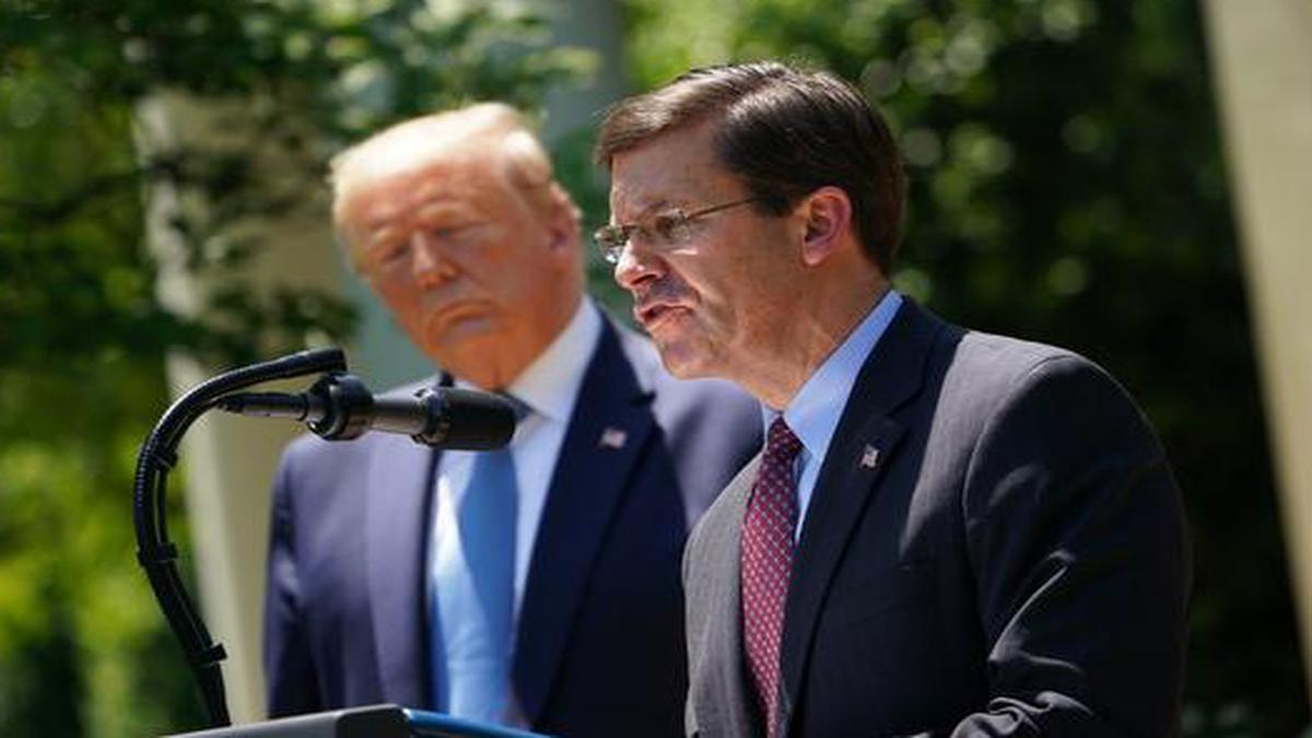 Donald Trump says he has fired Defence Secretary Mark Esper