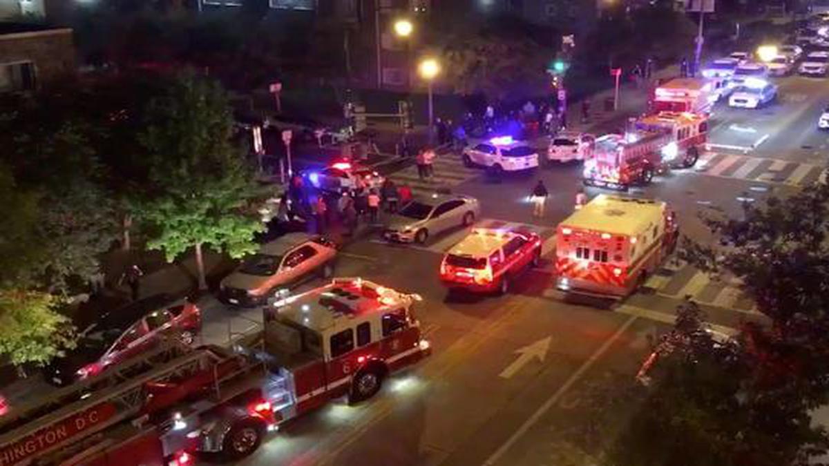 Two killed, seven injured in two Washington DC shootings