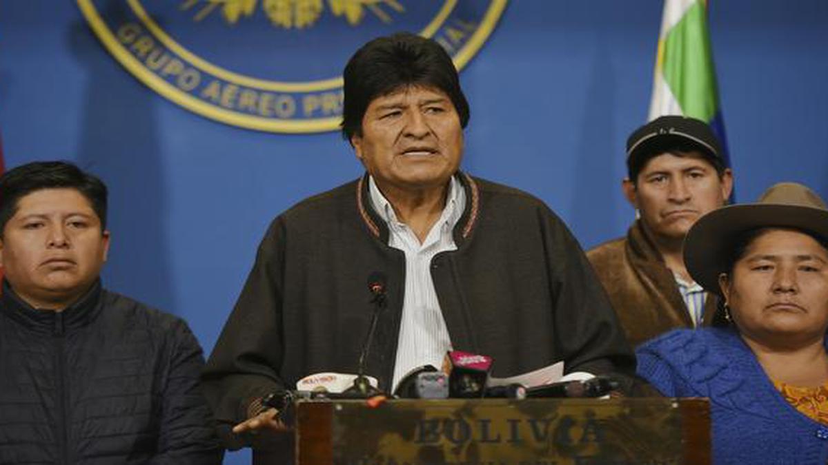 Bolivian President Morales resigns after weeks of protests over disputed election