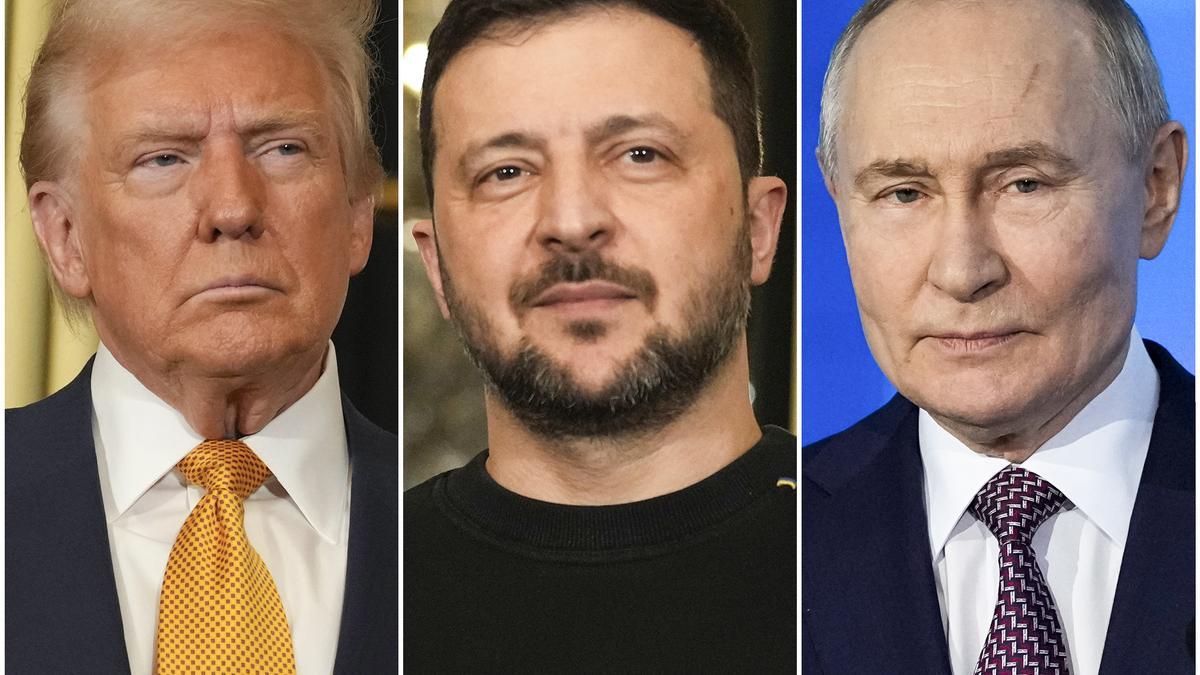 Donald Trump calls out both Vladimir Putin and Volodymyr Zelenskyy over  ceasefire talks - The Hindu