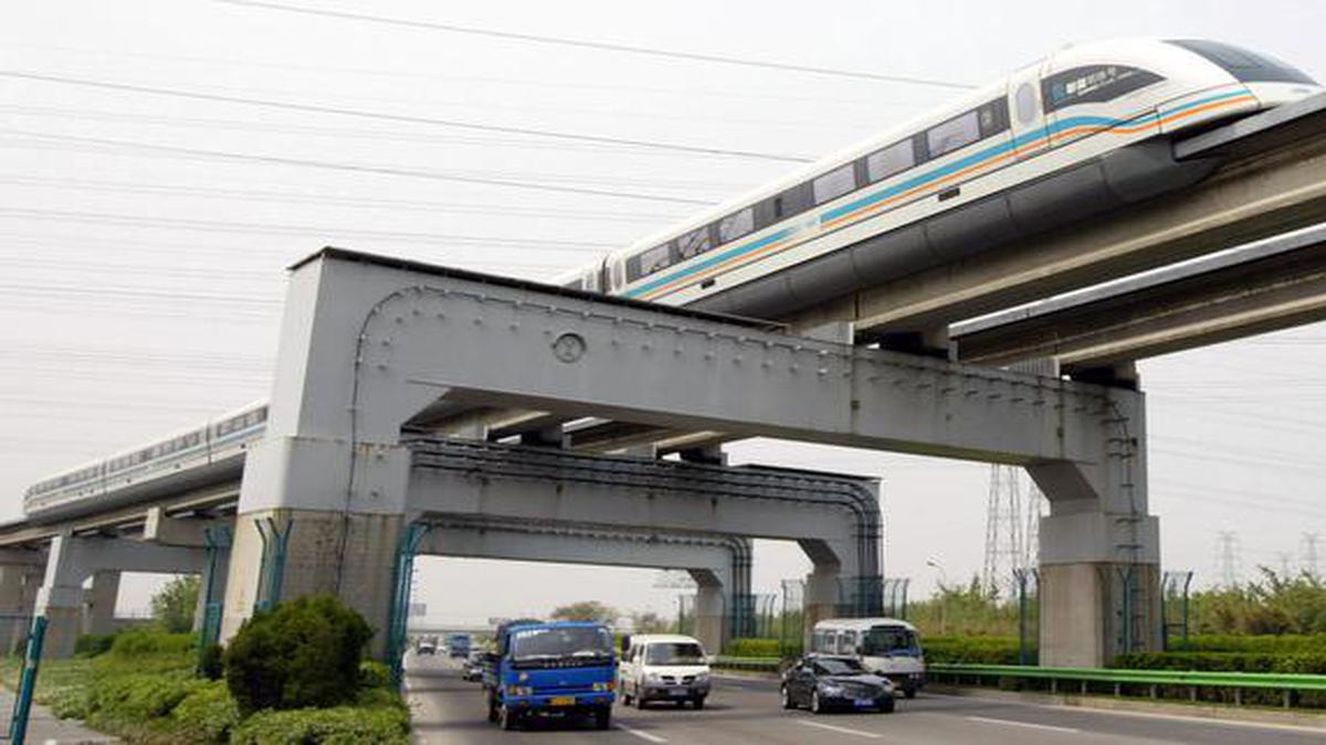 China Unveils 600 Kmph Magnetic Levitation Train Prototype - The Hindu