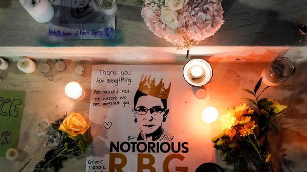 Ruth Bader Ginsburg, a feminist icon memorialised as the Notorious RBG