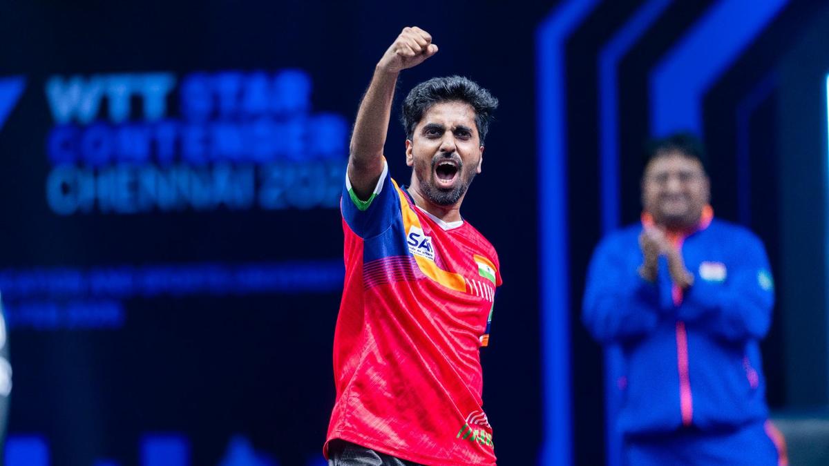 Sathiyan mencapai perempat final WTT Star Contender untuk pertama kalinya