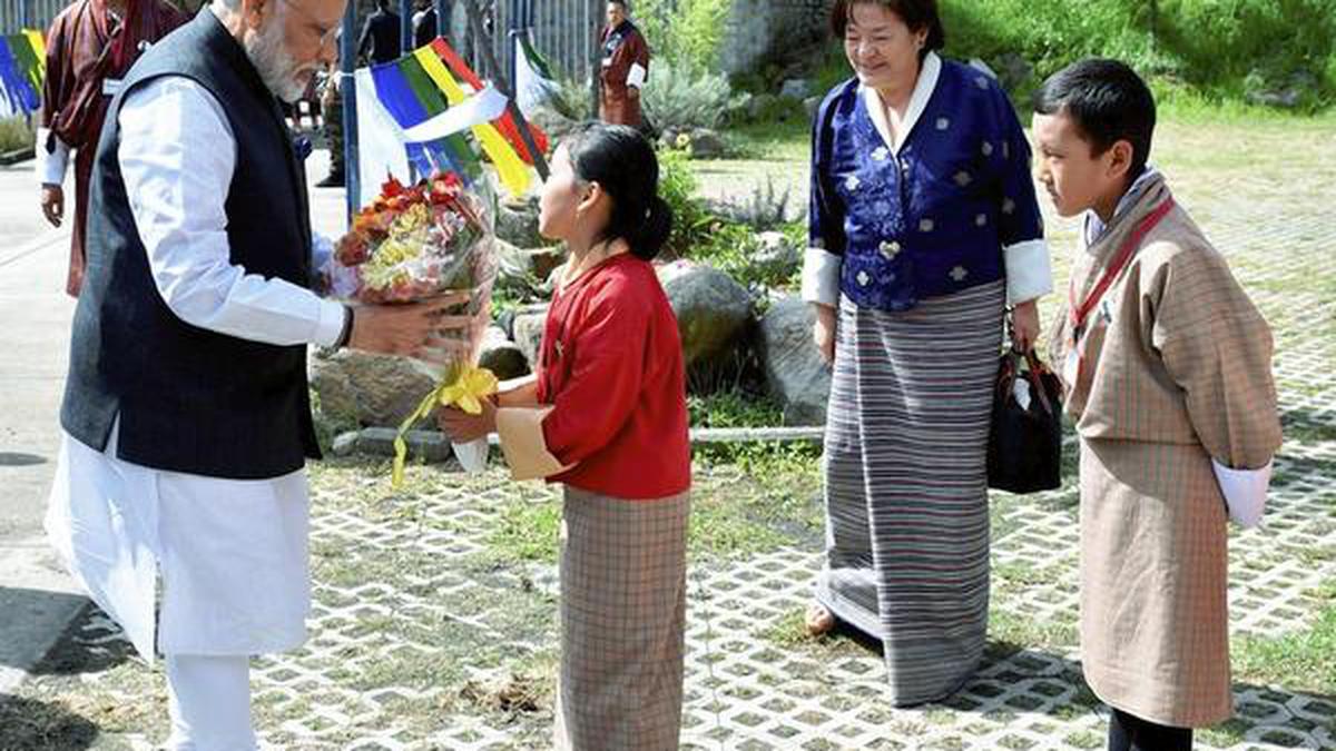 Modi strikes a chord with Bhutan students