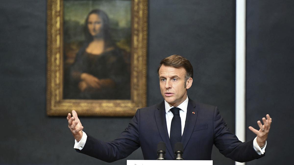 French President Emmanuel Macron announces major overhaul to modernise Louvre, dedicated room for Mona Lisa