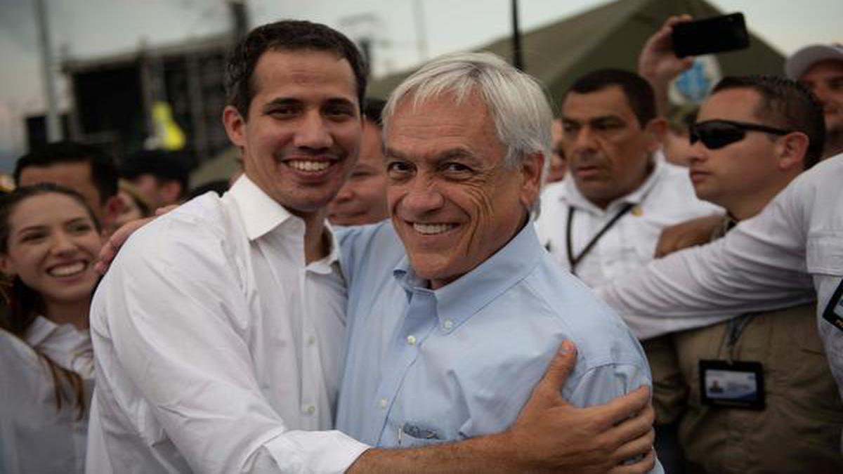 Venezuela opposition leader Guaido appears at aid concert