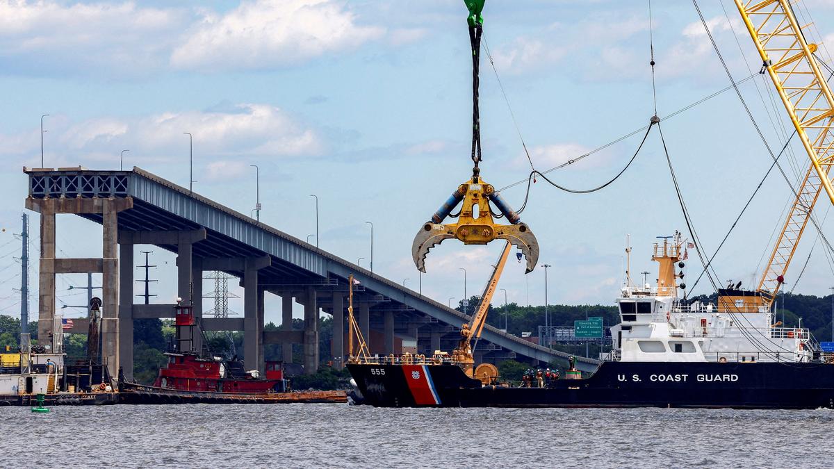 U.S. Justice Department files $100 million claim over Baltimore bridge collapse