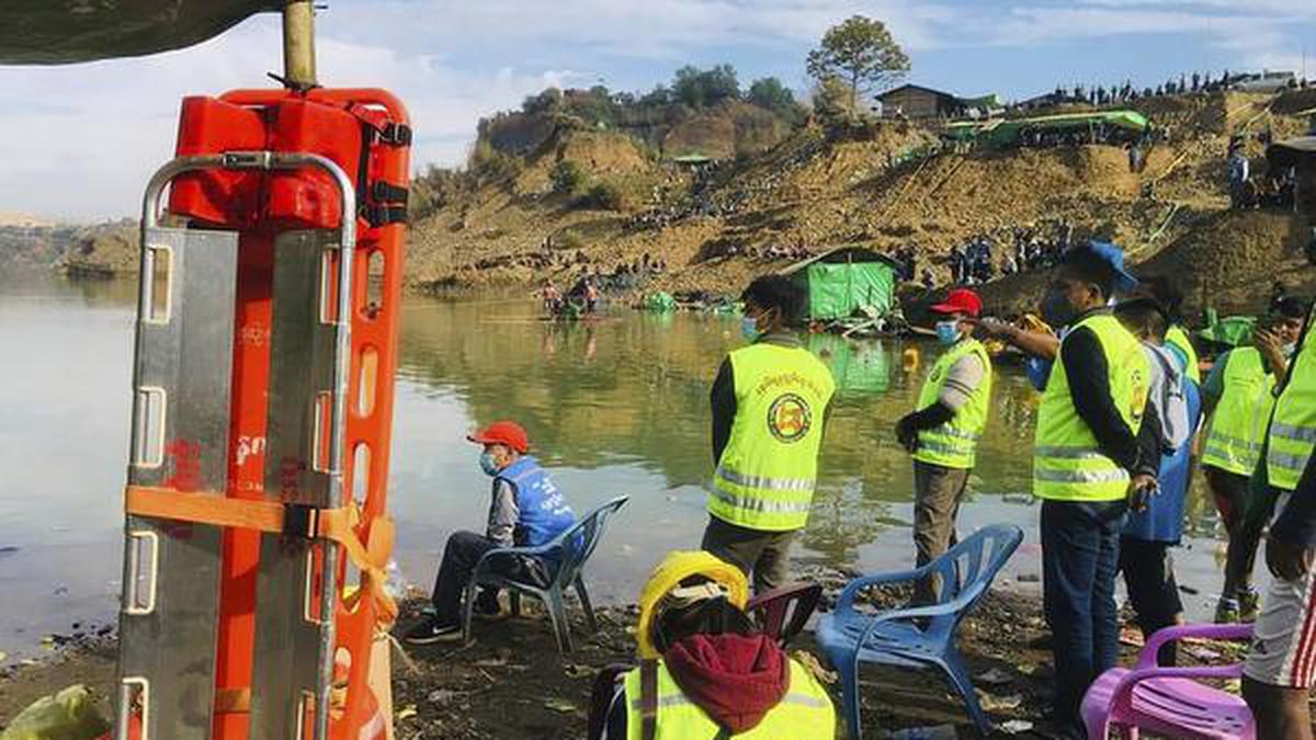 70 missing after landslip in Myanmar