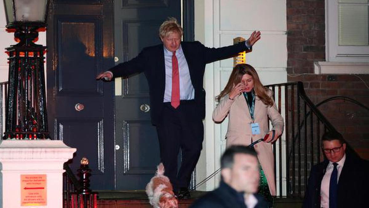 On cusp of big election win, Johnson claims historic mandate for Brexit