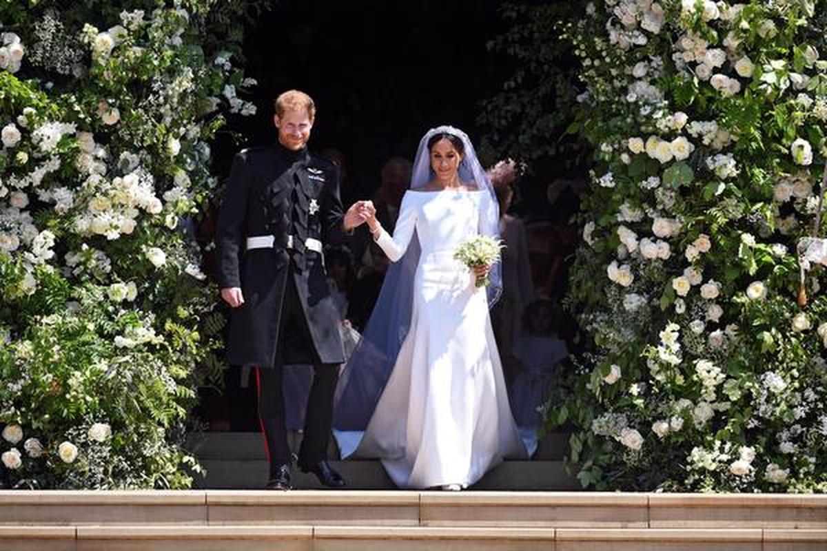 The Royal wedding and cars that stood