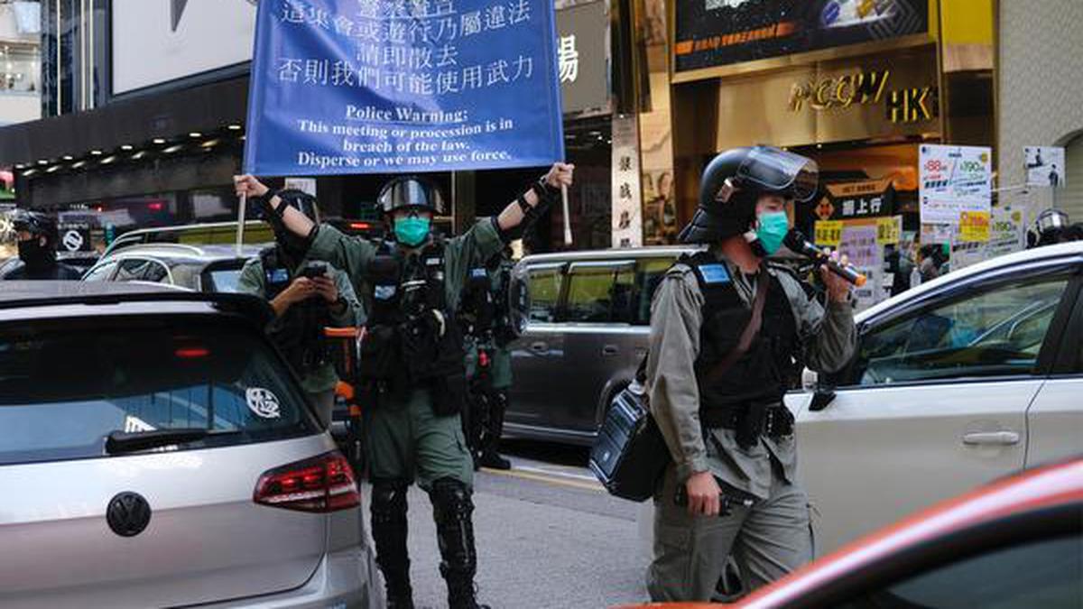 China lawmakers review draft of Hong Kong national security bill