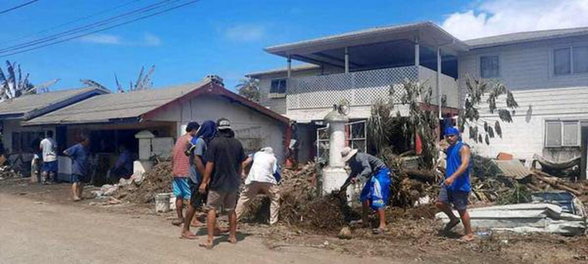 Tonga tsunami damage