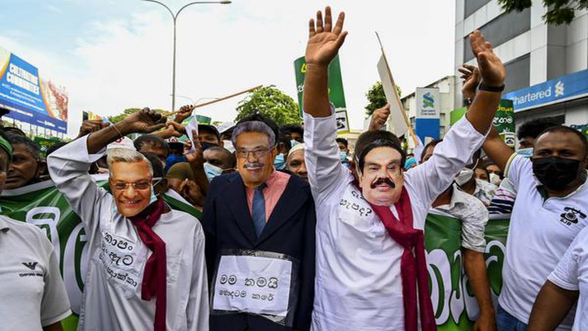 Sri Lanka opposition protests economic distress, shortage in massive Colombo demonstration