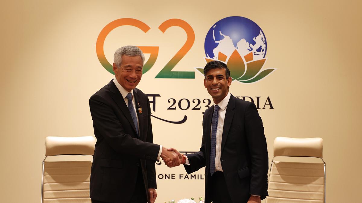 G-20 Summit | British Prime Minister Rishi Sunak signs new strategic pact with Singapore in India