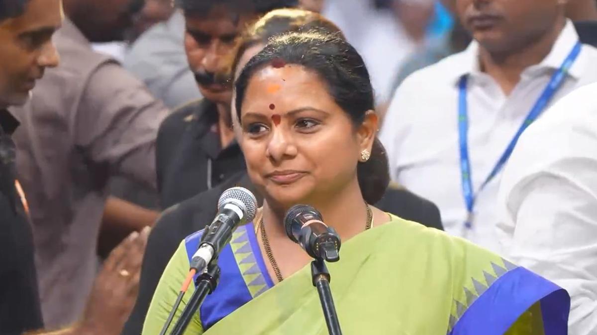 Kavitha floats ‘Telangana Rashtra Sena’, targets KCR and BRS