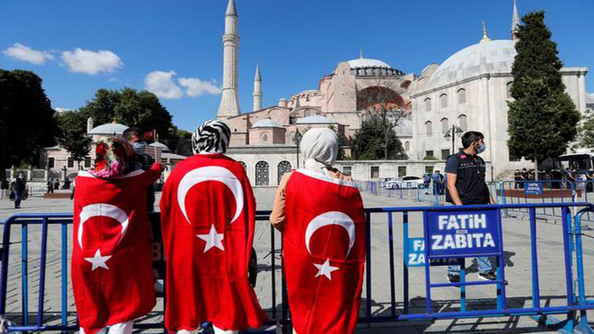 Turkey’s president formally makes Hagia Sophia a mosque