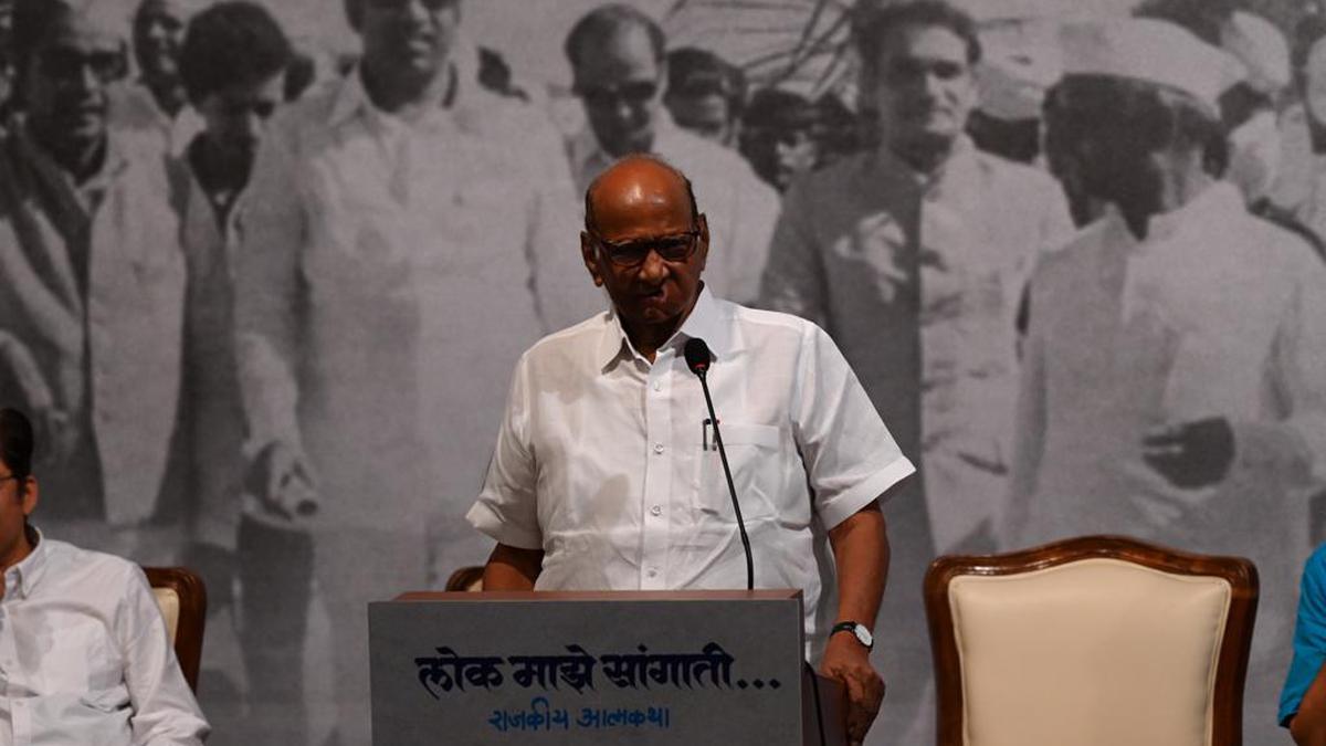 Sharad Pawar steps down as NCP chief