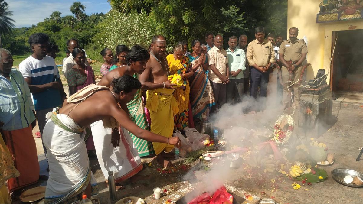 Tension eases as caste Hindus, SCs participate in consecration of partially demolished temple in Vellore