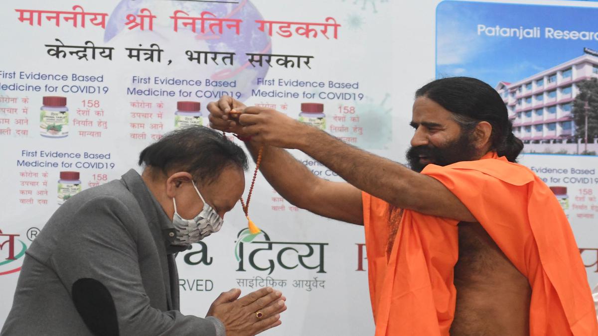 Union Health Minister condemns Ramdev’s comments on allopathy