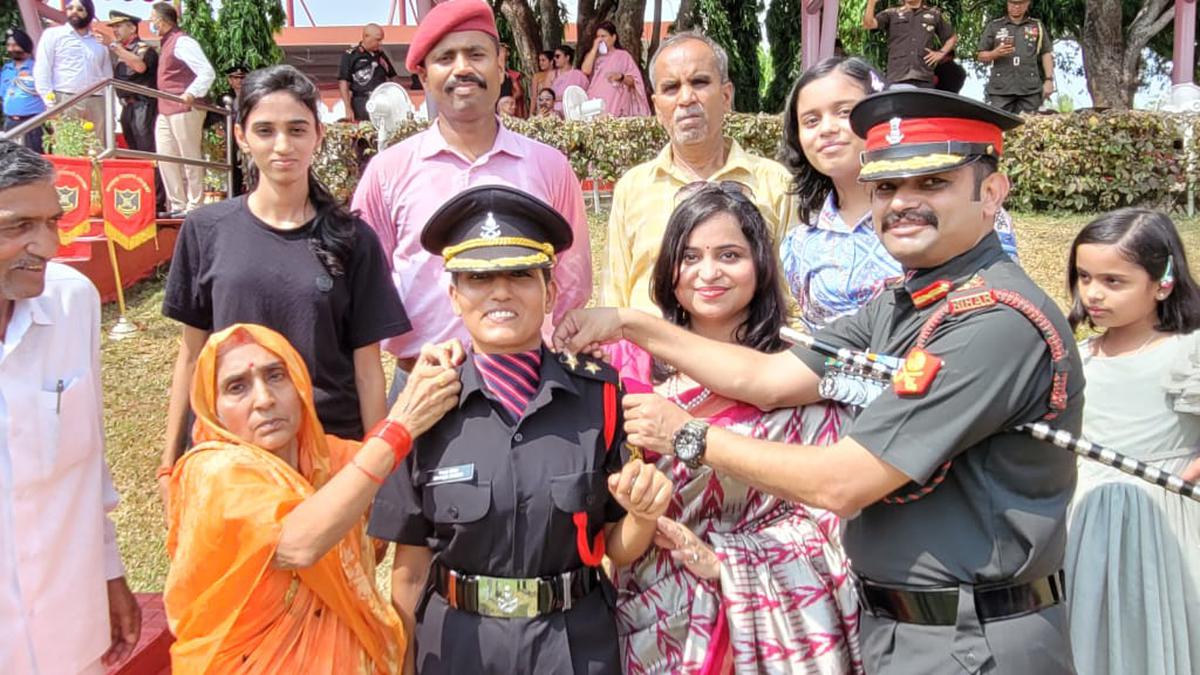 Galwan hero's wife becomes Army officer; posted to eastern Ladakh