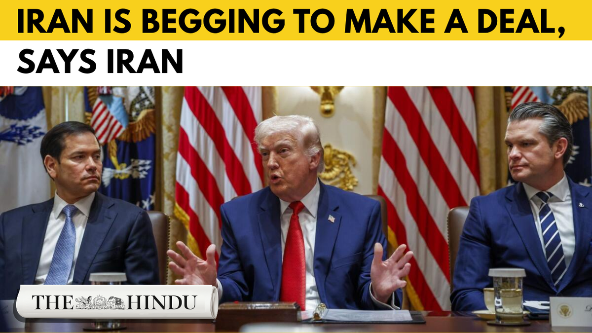 Trump threatens Iran to make a deal or the U.S. will “keep blowing them away”