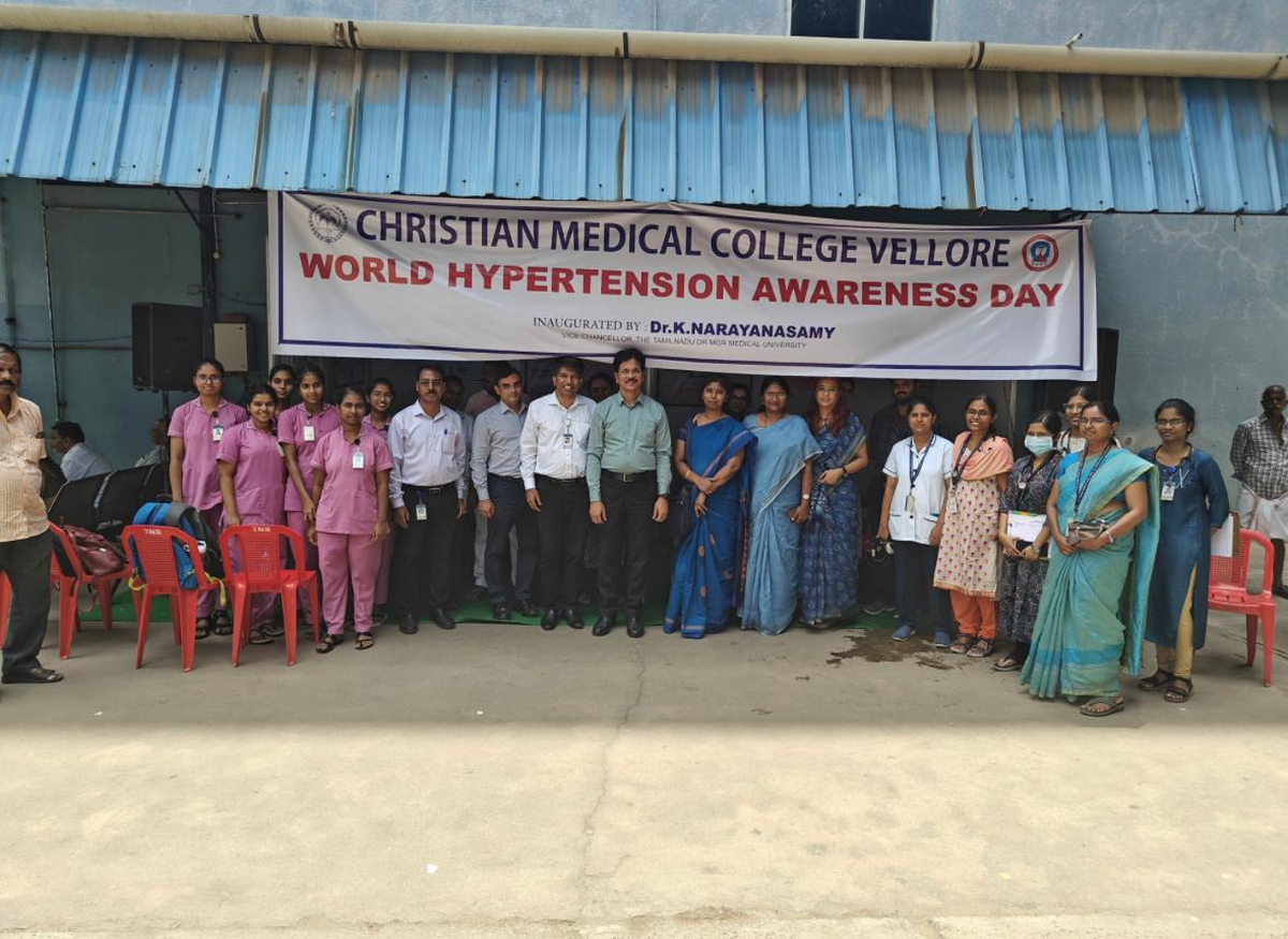 The Christian Medical College Hospital observed World Hypertension Day, which is celebrated on May 17 worldwide, at its Vellore campus. 