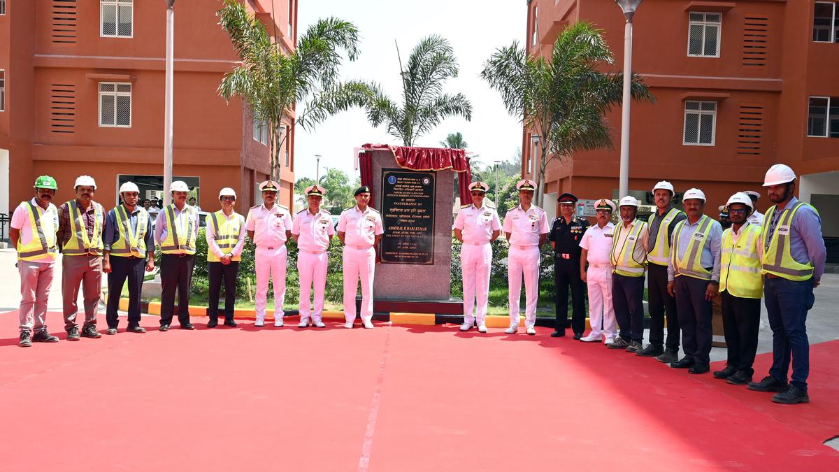 Navy Chief inaugurates new facilities at Karwar naval base - The Hindu