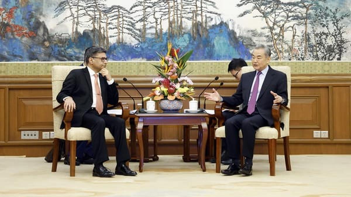 Foreign Secretary Misri meets Chinese Foreign Minister Wang Yi in Beijing