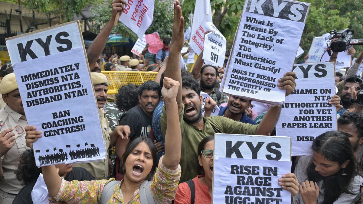 UGC-NET 2024 cancelled: NSUI members detained for protesting outside Education Minister's house