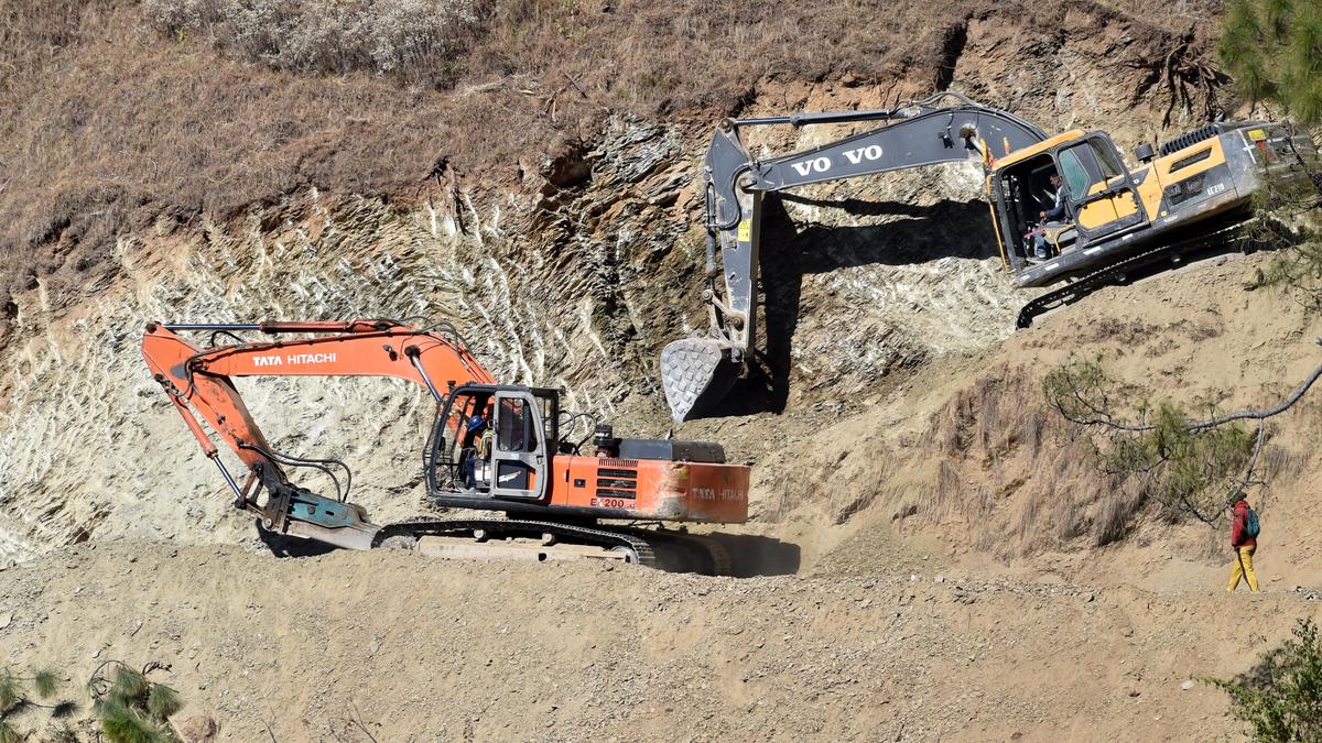 Uttarkashi tunnel collapse: Rescuers insert 6-inch-wide pipe through rubble to send more food to trapped workers