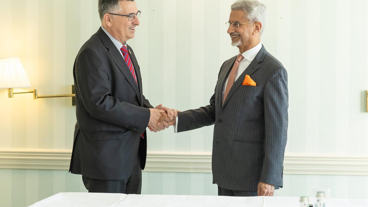 EAM Jaishankar, Sa’ar discuss Trump's vision of connecting Israel with India, Europe, U.S.