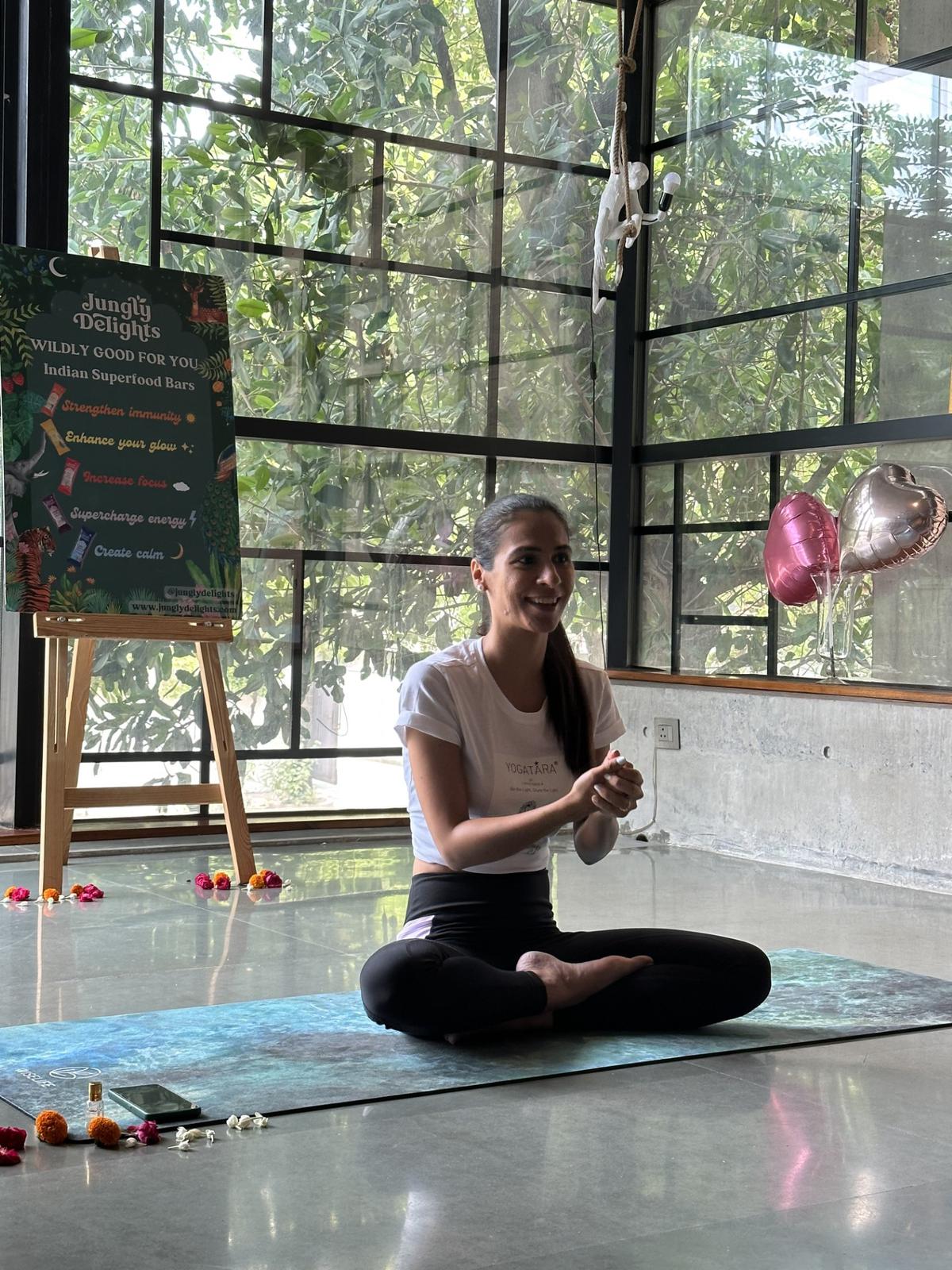 Tarini Nirula will be conducting a kids’ yoga session at the Jungly Glow Up festival.