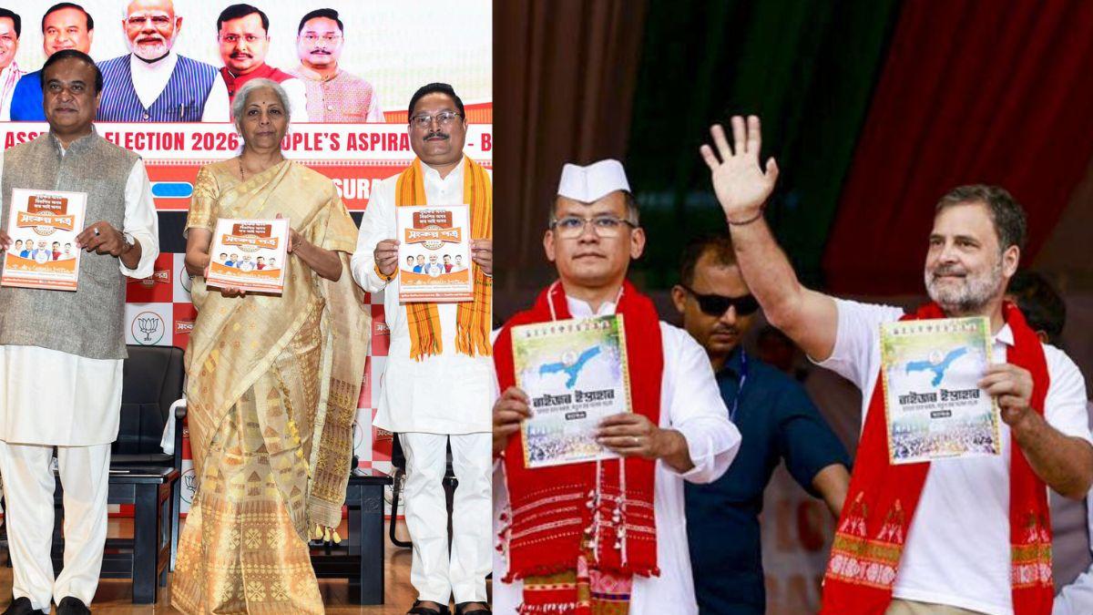 Assam Election 2026: What BJP and Congress promise in their manifestos
