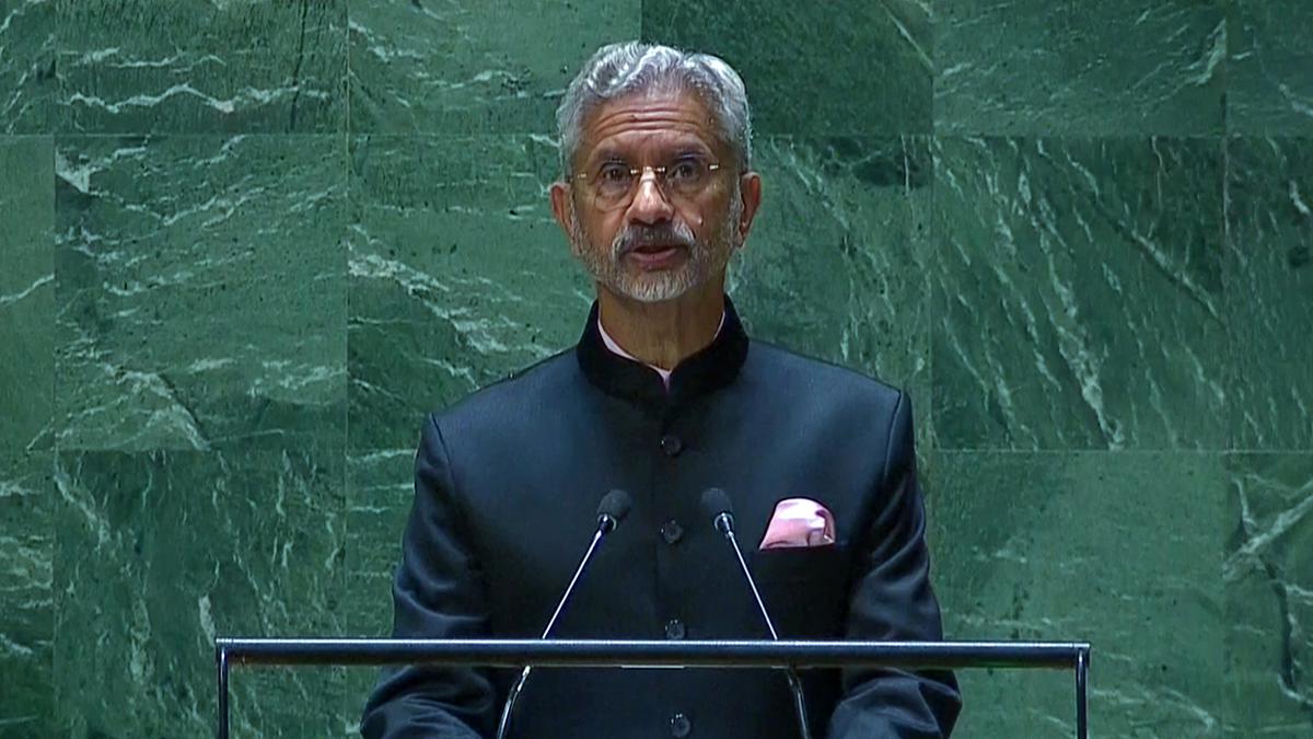 Days when a few nations set the agenda are over, Jaishankar tells U.N. General Assembly