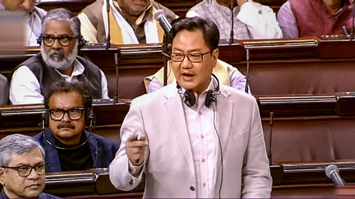 Centre not planning a bill on appointment of judges, Kiren Rijiju tells Rajya Sabha