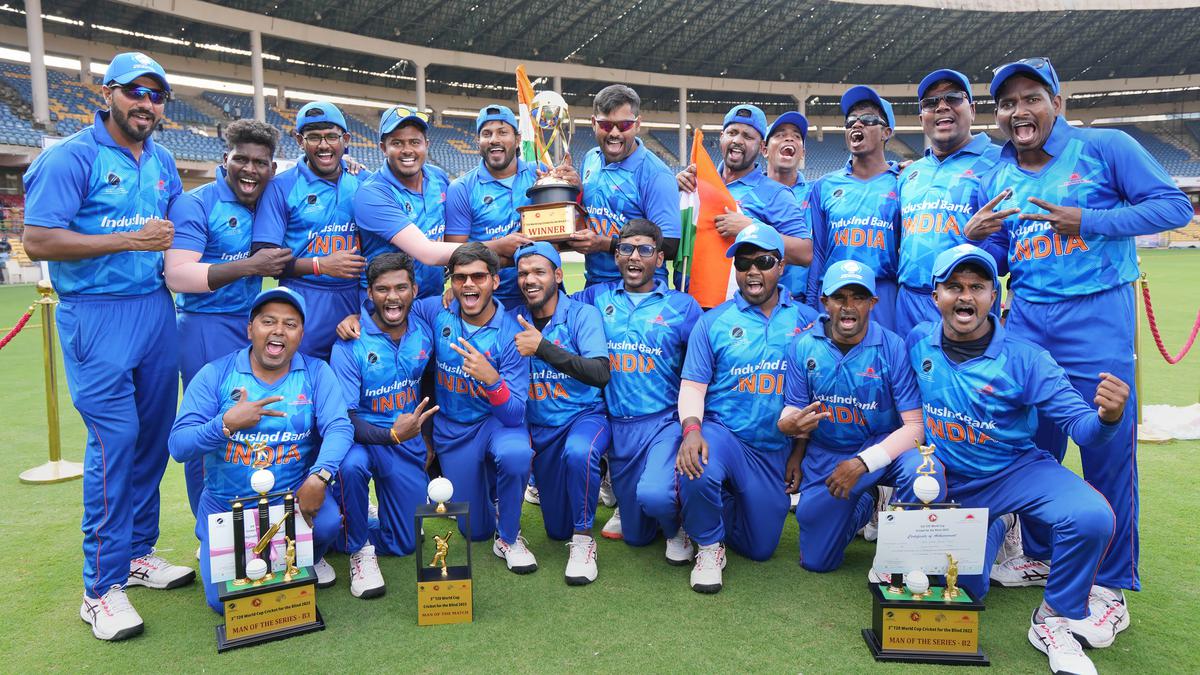 T20 World Cup for Blind: India thrash Bangladesh, win hattrick of titles