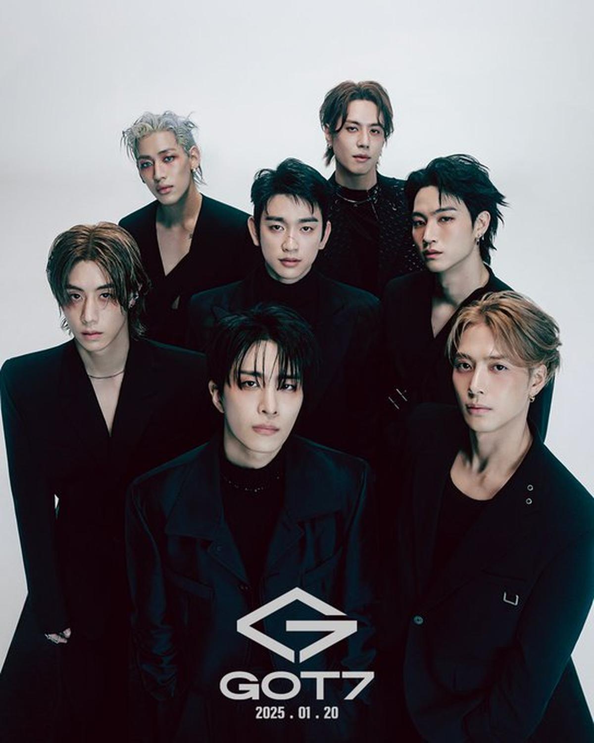 A promotional image for GOT7’s upcoming album 