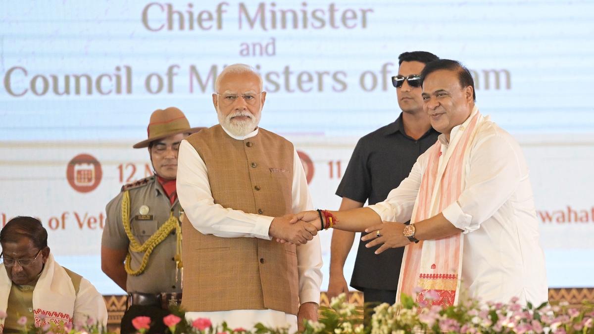 Assam swearing-in LIVE: Himanta Biswa Sarma takes oath as Assam CM; Four MLAs sworn in as Ministers