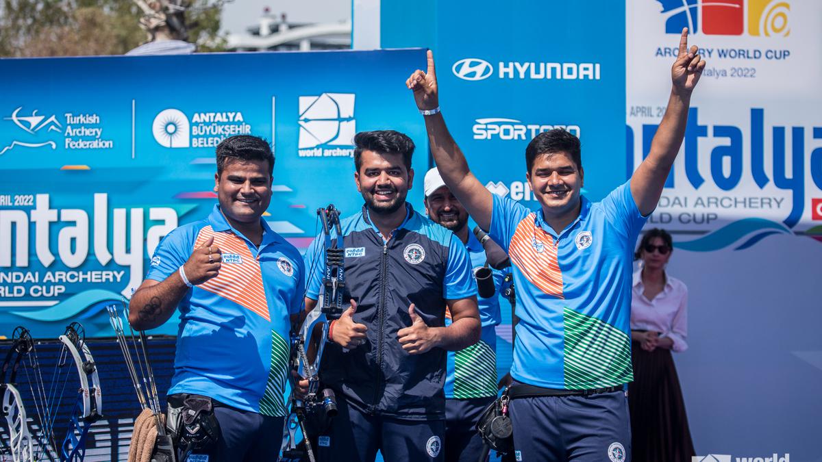 Archery World Cup 2022 | India Wins Compound Men’s Team Gold - The Hindu