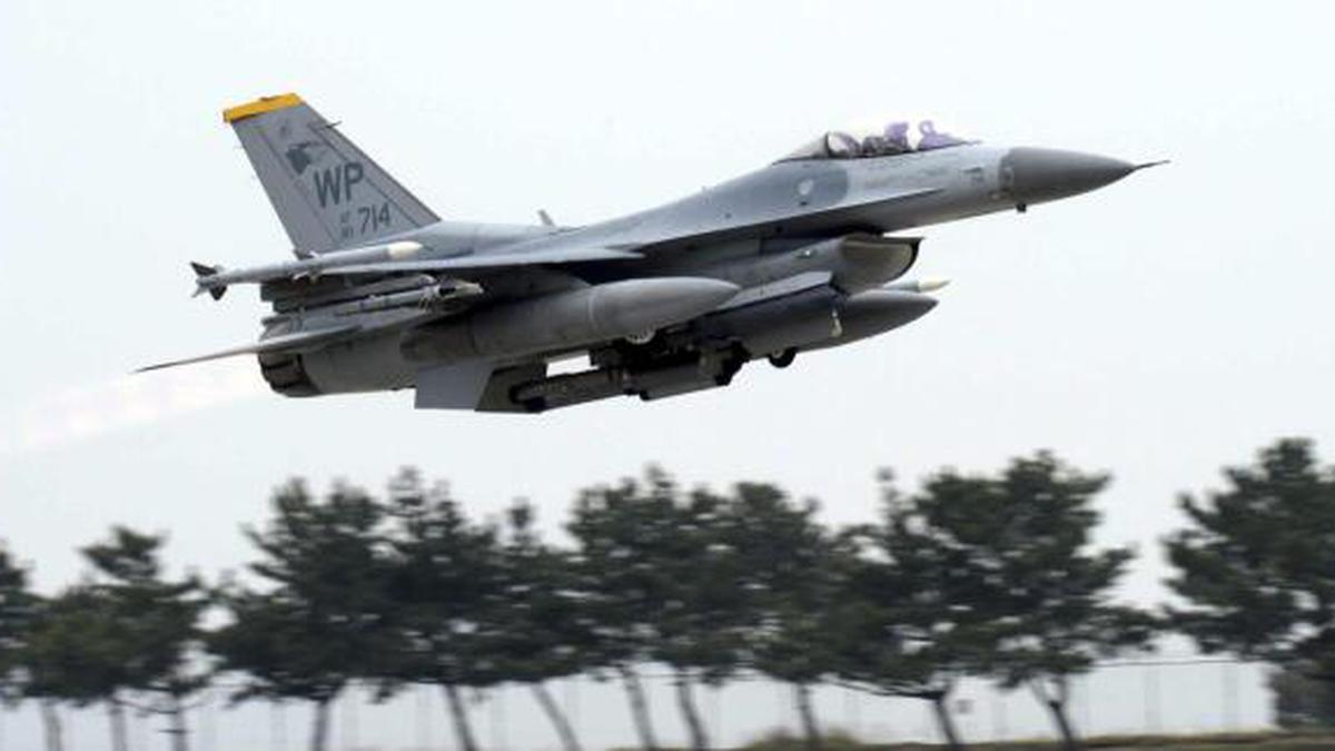 U.S. F-16 jet crashes in South Korea, pilot rescued after ejecting