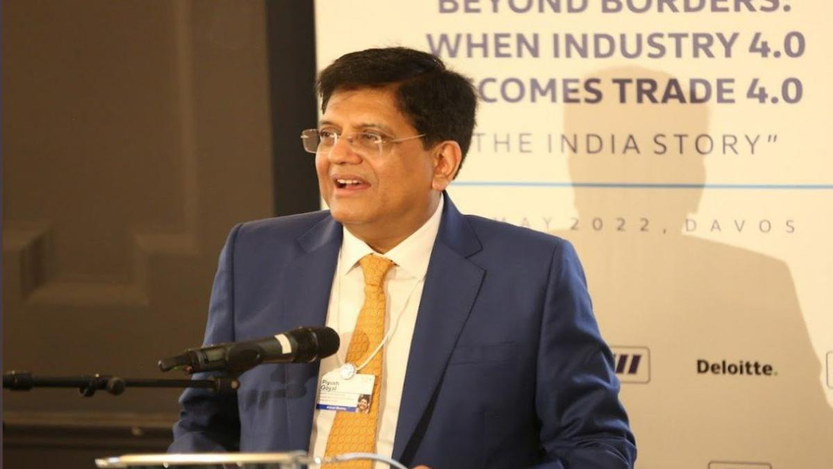 Piyush Goyal bats for local supply chains at Davos